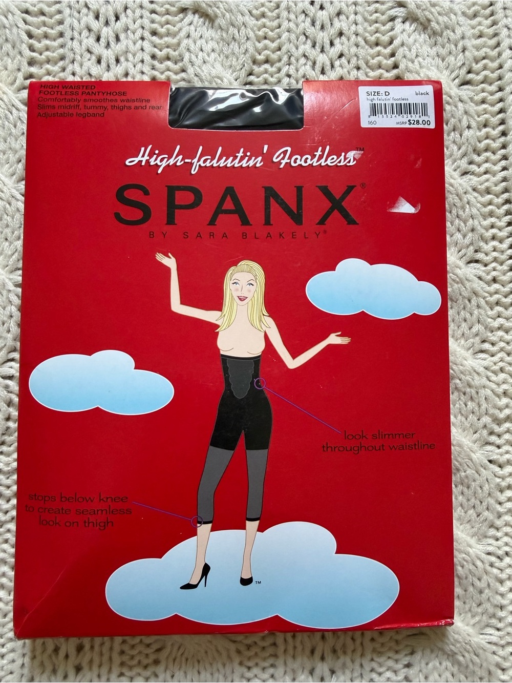 SPANX High-Falutin' Footless High-Waist Capris - Black